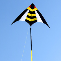 New Bumblebee kite for beginners Breeze easy to fly large adult umbrella cloth triangle high-grade resin rod with long tail