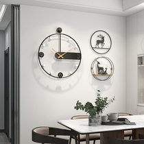 Light luxury living room clock Wall Wall Wall dining table restaurant wall decorations TV background wall pendant sofa wall hanging