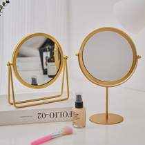 ins Nordic net red desktop makeup mirror subdorm female desktop round large size student small mirror home dresser