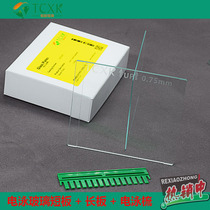 Applicable to bio-rad Bole Electrophoresis Instrument Supporting Adhesive Plate Protein Glass Plate Vertical Slot Glass Plate Comb