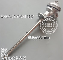 WZP-330 WZP-331 PT100 platinum thermal resistance active flange thermocouple PT100 temperature sensor