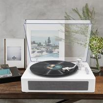 Retro Black Gel Record Motorized Magnetic Singing Head Black Gel Record Machine Type Gramophonic Machine Bluetooth Sound