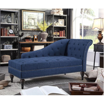 American fabric noble concubine small apartment bedroom leisure bed European style Noble Concubine sofa balcony beauty couch recliner