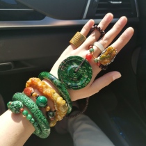 Live dedicated to the emerald ice seed bracelet to play the Buddha Pearl