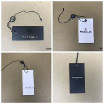 High-end big brand name spot clothes tag clothing tag custom logo bag tag card custom