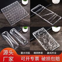 Glass Hanging Sheet Glass Brick Furnishing Partition Wall Background Wall Crystal Frosted Crystal Brick Screen Art Fine Grinding Metal