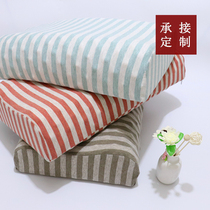 Cotton memory pillowcase Latex pillowcase Tianzhu cotton knitted pillowcase adult breathable thin pillowcase Cotton pillowcase does not play ball