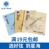 Xinghai pipa piano string instrument accessories steel core De silver wire winding string popular playing pipa string 1234 sets