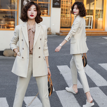 Suit suit women 2021 Spring and Autumn new ladies fashion professional clothing temperament goddess fan casual suit jacket
