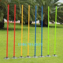 Football corner flag ABS benchmark flag marker pole football training equipment marker obstacle learning car winding pole