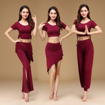 Belly dance clothing spring and summer new adult beginner dance clothing training clothing short long sleeve skirt skirt set