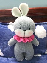 Needle doll translation illustration of cute big rabbit