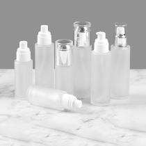 Refreshing Skin Makeup Water Cream Skin Care Products Glass Travel Split Bottle Suit Spray Bottle Press small sample small empty bottle
