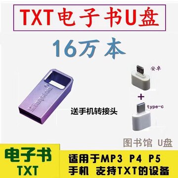 电子书TXT有声小说U盘内储存TFSD卡修真玄幻穿越悬疑热门图书大全