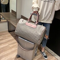  Tide brand travel bag female large capacity oversized short-distance business travel travel bag handbag fashion lightweight storage duffel bag