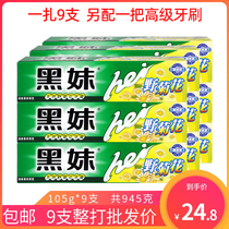 105g Heimei wild Chrysanthemum toothpaste * 9 pieces of Chinese herbal toothpaste fresh mint flavor fluorine-free