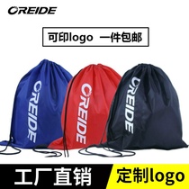 Allred one shoulder shoulder basketball bag drawstring pocket drawstring net pocket Training foot volleyball storage custom ball bag