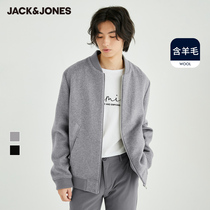 JackJones Jack Jones Mens Trendy Fashion With Wool Quality Practical Joker Baseball Jacket Jacket