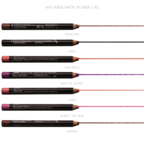nyx long-lasting lip liner matte fog deep bean paste 07sandstorm eating clay cream smll59-72#