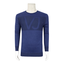 Special 550-v side line autumn and winter blue sweater mens cotton Romania