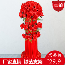 New lift Road Guide special flower basket opening activities style 42 floral headdress guide road arch flower door road guide simulation flower