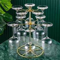 Creative wine cup holder hanging upside down wine rack household red wine rack ornaments tall wine bottle rack rack rack rack