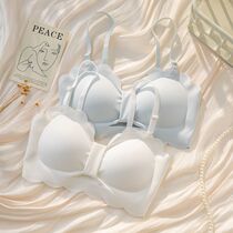 No mark of scratchless pure desire lingerie female poly-breasted thin section large breasted small girl without steel ring bra hood suit