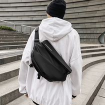 Slanted Satchel Men Ins Tide Card Chest Bag Casual Student Single Shoulder Function Backpack Design Advanced Sensation Small Crowdsourcing Bag