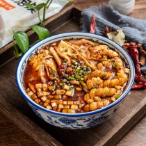 Fengxiang New Bean Flower Bubble Steamed Bread Chicken Breakfast Beauty Pan Armor vacuum Instant Food Convenience Shaanxi An Snack 5 Portions Dress