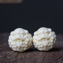 Pure natural authentic Bodhi fruit Pareal handlebar piece Wen playing with great pearl Bodhi fruit engraving finished product holding ball 5 cm
