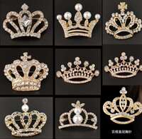 Personality fashion men's suit crown pin accesses tend fu