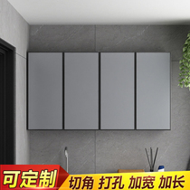  Space aluminum balcony wall cabinet Aluminum alloy locker Bathroom cabinet Balcony storage cabinet wall-mounted wall cabinet can be customized