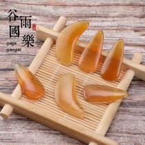 (Huangyu Horn) boutique old material Guzheng Nails Shake finger artifact Gu Yu Guo Le