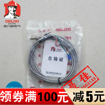 Delixi screw thermocouple temperature sensor WRNT-10 Luo nail type K-type temperature controller probe high temperature resistance