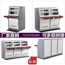 Computer cabinet 24 inch 22 inch double plus top box monitoring room control unit thickness equipment cabinet