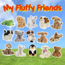 rubbie EXCLUSIVE STICKER 90s AMERICAN RETRO COMPUTER HANDBILL DECORATION STICK PAINTING WATERPROOF PLUSH TOY DOG