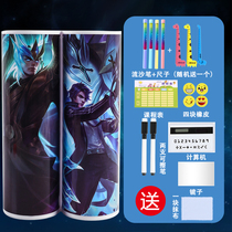 Kings glory shaking sound Net red same boy large capacity stationery box Primary School students Wu Liuqi multifunctional pencil box