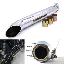 Motorcycle modified antique paint Harley exhaust pipe Cruise electroplating Earth Eagle King retro Prince oblique exhaust pipe