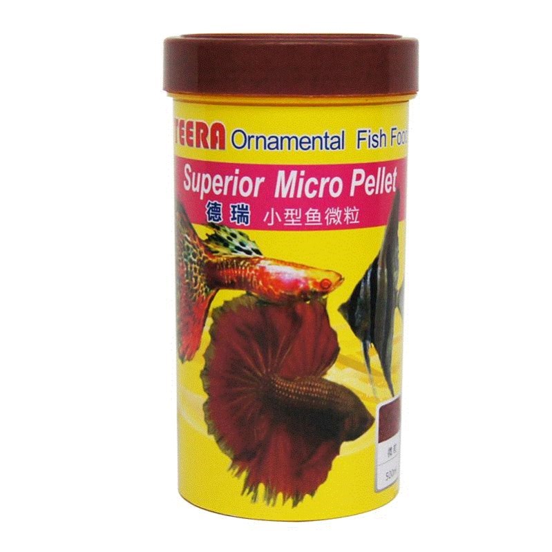 DEERA Dre Aqua small fish ornamental fish grain fish peacock fish feed 500ml small