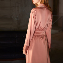 High-end quality ~ Chao has a fan VIRRI CIAGA silk pajamas female spring and summer sling nightgown two sets