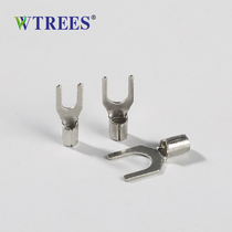 SNB1 2-3Y cold pressed terminal UT2-4 5 6 8 fork-shaped bare brass ends 1000