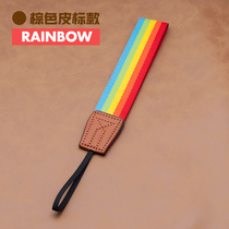 Rainbow striped cloud with a smiley face micro single slapped with a camera hand wristband bracelet with a new product