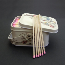 MATCHES CREATIVE PERSONALITY RETRO LENGTHENED 10CM SCENTED CANDLE DISPOSABLE MATCHES HARDCOVER