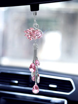 Apply Mercedes BMW Audi car pendant crystal swan idea woman interior decoration rearview mirror car hanging accessories