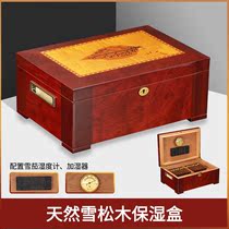 Cigar Humidor Cedar Wood Humidor Cuban cigar Case Partition sealed Cigar Storage Cabinet Solid Wood Portable