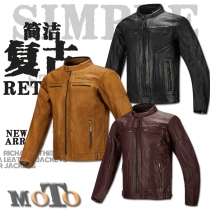 richa riding leather Motorcycle protection fall-proof vintage leather riding clothing warm liner motorcycle leather
