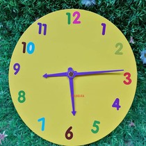 Clock model Primary school teaching clock teaching aids Learning tools First and second grade primary school students mathematics hard jam handmade