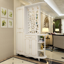 European-style small apartment Entrance cabinet Hall cabinet Home partition Foyer cabinet Shoe cabinet Wine cabinet Living room double-sided cabinet Screen cabinet