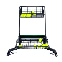 Tennis hand-push automatic ball picker large cart picker frame ball picker new tennis cart