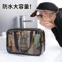 Cosmetic bag female 2021 net red super fire portable travel ins Wind waterproof large capacity storage bag box wash bag